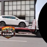 ونش انقاذ قنا يسحب سيارة معطلة على طريق سريع